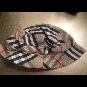 Boys Burberry Baby Hat and Matching Bathing Suit.